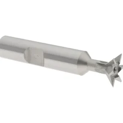 Dovetail Cutter: 45 °, 1/2" Cut Dia, 1/4" Cut Width, Cobalt