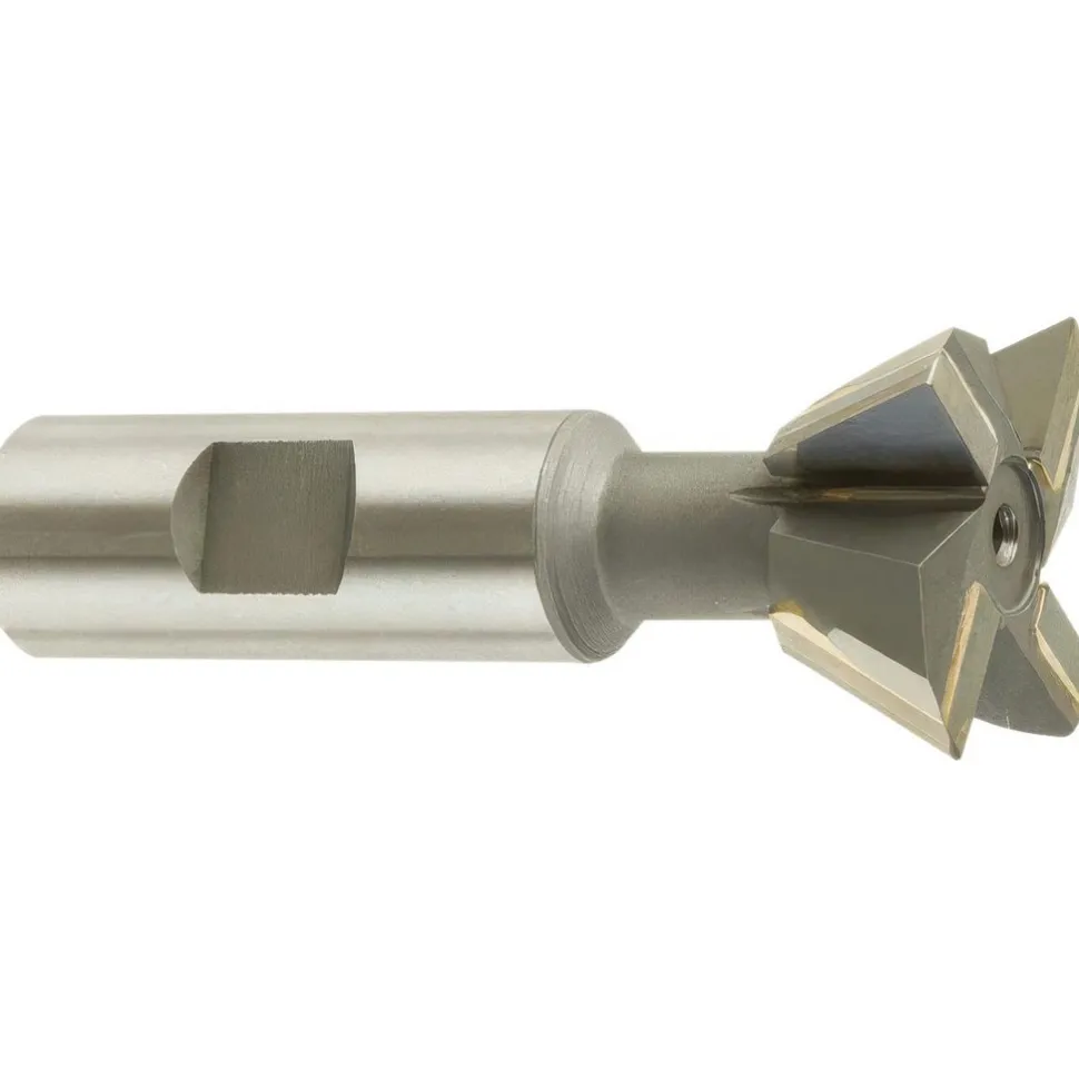 Dovetail Cutter: 45 °, 1/2" Cut Dia, 5/32" Cut Width, Carbide Tipped