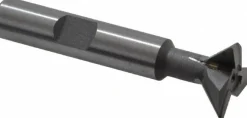 Dovetail Cutter: 45 °, 3/4" Cut Dia, 1/4" Cut Width, Carbide Tipped