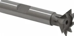 Dovetail Cutter: 45 °, 3/4" Cut Dia, 3/16" Cut Width, High Speed Steel