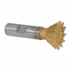 Dovetail Cutter: 60 °, 1-3/8" Cut Dia, 9/16" Cut Width, High Speed Steel