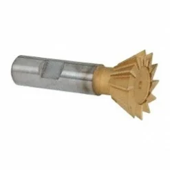 Dovetail Cutter: 60 °, 1-3/8" Cut Dia, 9/16" Cut Width, High Speed Steel