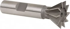Dovetail Cutter: 60 °, 1" Cut Dia, 7/16" Cut Width, Cobalt