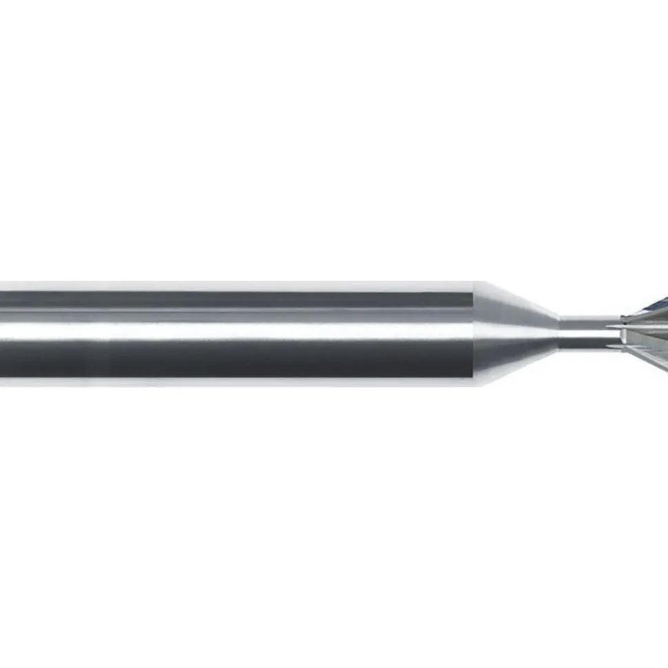 Dovetail Cutters: Included Angle: 60.00; Cutter Diameter (Decimal Inch): 0.3750; Cutter Diameter (Inch): 3/8
