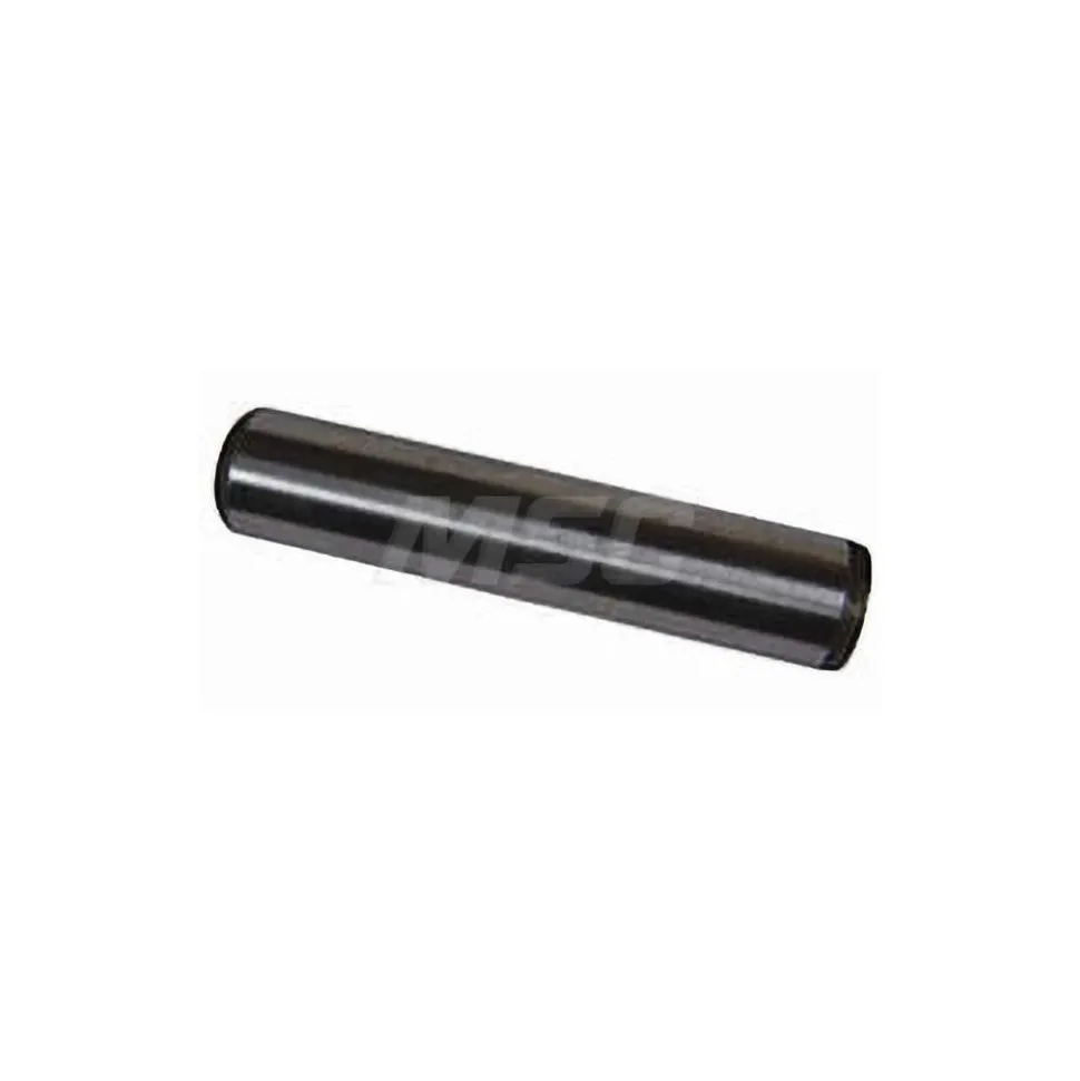 Dowel Pin: 3/8" Dia, 1-1/4" OAL, Alloy Steel, Grade 8, Luster Finish