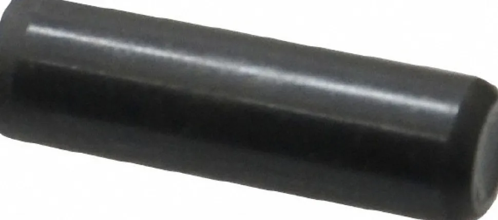 Dowel Pin: 3/8" Dia, 1-1/4" OAL, Alloy Steel, Grade 8, Luster Finish