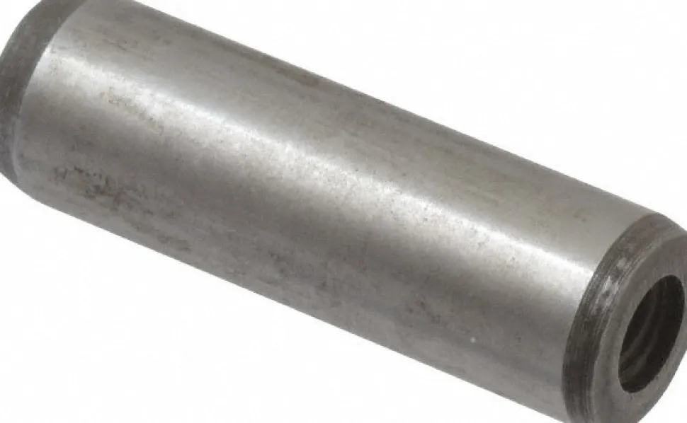 Dowel Pin: 12.00 mm Dia, 40.00 mm OAL, Alloy Steel