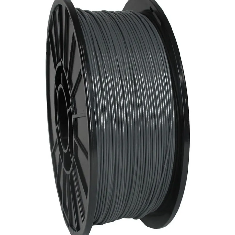 3D Printer Filaments: Filament Material: PETG; Color: Dark Grey; Color Family: Grey; Compatible Printer Speed: 45, 300 mm/s