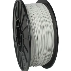 3D Printer Filaments: Filament Material: PLA; Color: Light Grey; Color Family: Grey; Compatible Printer Speed: 45, 300 mm/s