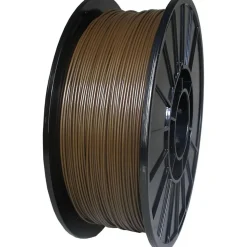 3D Printer Filaments: Filament Material: PLA; Color: Brown; Color Family: Red, Orange; Compatible Printer Speed: 45, 300 mm/s