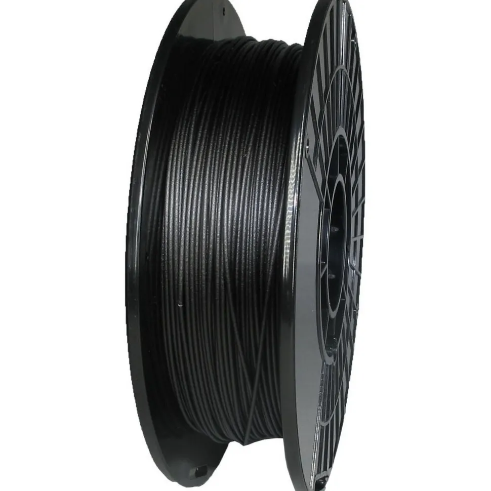 3D Printer Filaments: Filament Material: PETG; Color: Carbon Fiber; Color Family: Black; Compatible Printer Speed: 45, 300 mm/s
