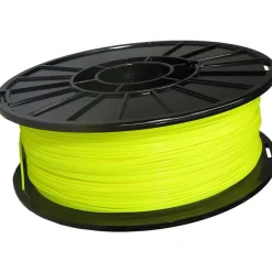 3D Printer Filaments: Filament Material: PLA; Color: Fluorescent Yellow; Color Family: Yellow; Compatible Printer Speed: 45, 300 mm/s