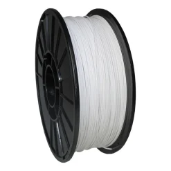 3D Printer Filaments: Filament Material: PETG; Color: White; Color Family: White; Compatible Printer Speed: 45, 300 mm/s
