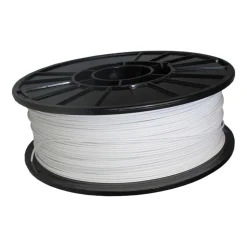 3D Printer Filaments: Filament Material: PETG; Color: White; Color Family: White; Compatible Printer Speed: 45, 300 mm/s