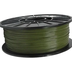 3D Printer Filaments: Filament Material: PETG; Color: Army Green; Color Family: Yellow, Green; Compatible Printer Speed: 45, 300 mm/s