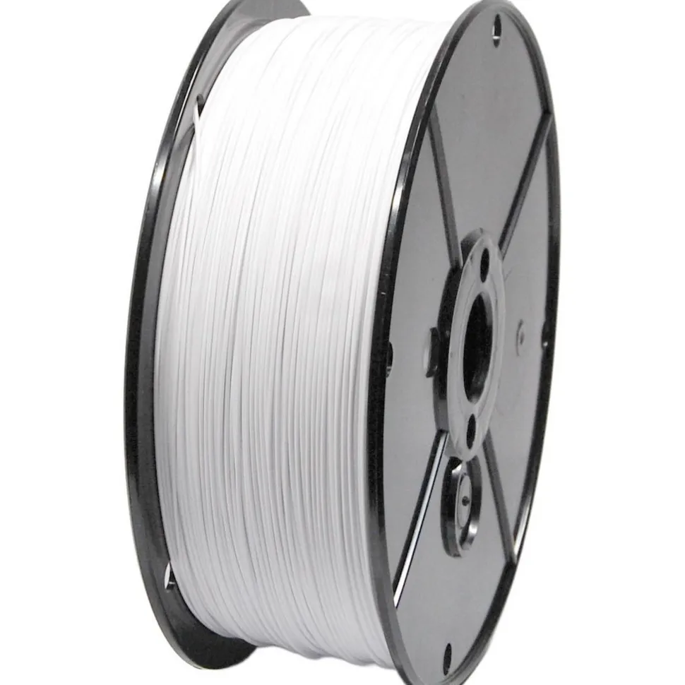3D Printer Filaments: Filament Material: PLA; Color: White; Color Family: White; Compatible Printer Speed: 45, 300 mm/s