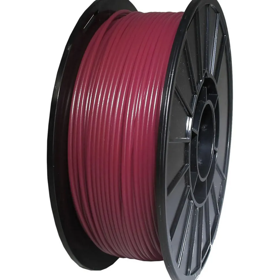 3D Printer Filaments: Filament Material: PLA; Color: Maroon; Color Family: Red; Compatible Printer Speed: 45, 300 mm/s