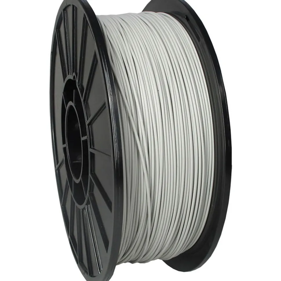 3D Printer Filaments: Filament Material: PETG; Color: Light Grey; Color Family: Grey; Compatible Printer Speed: 45, 300 mm/s