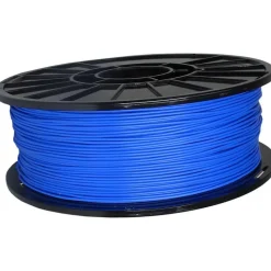 3D Printer Filaments: Filament Material: PLA; Color: Electric Blue; Color Family: Blue; Compatible Printer Speed: 45, 300 mm/s
