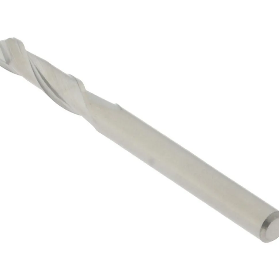 Drill Mill: 1/8" Dia, 1/2" LOC, 2 Flutes, 90 ° Point, Solid Carbide