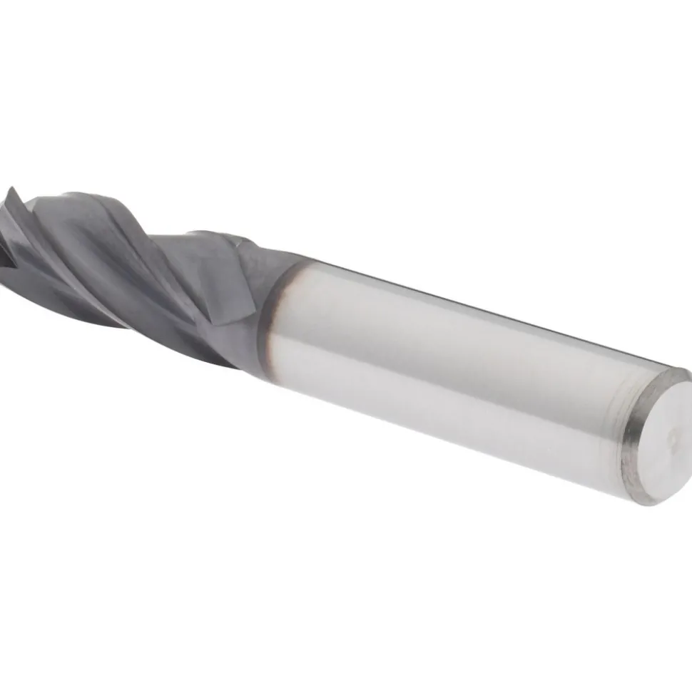 Drill Mill: 3/8" Dia, 1" LOC, 4 Flutes, 90 ° Point, Solid Carbide