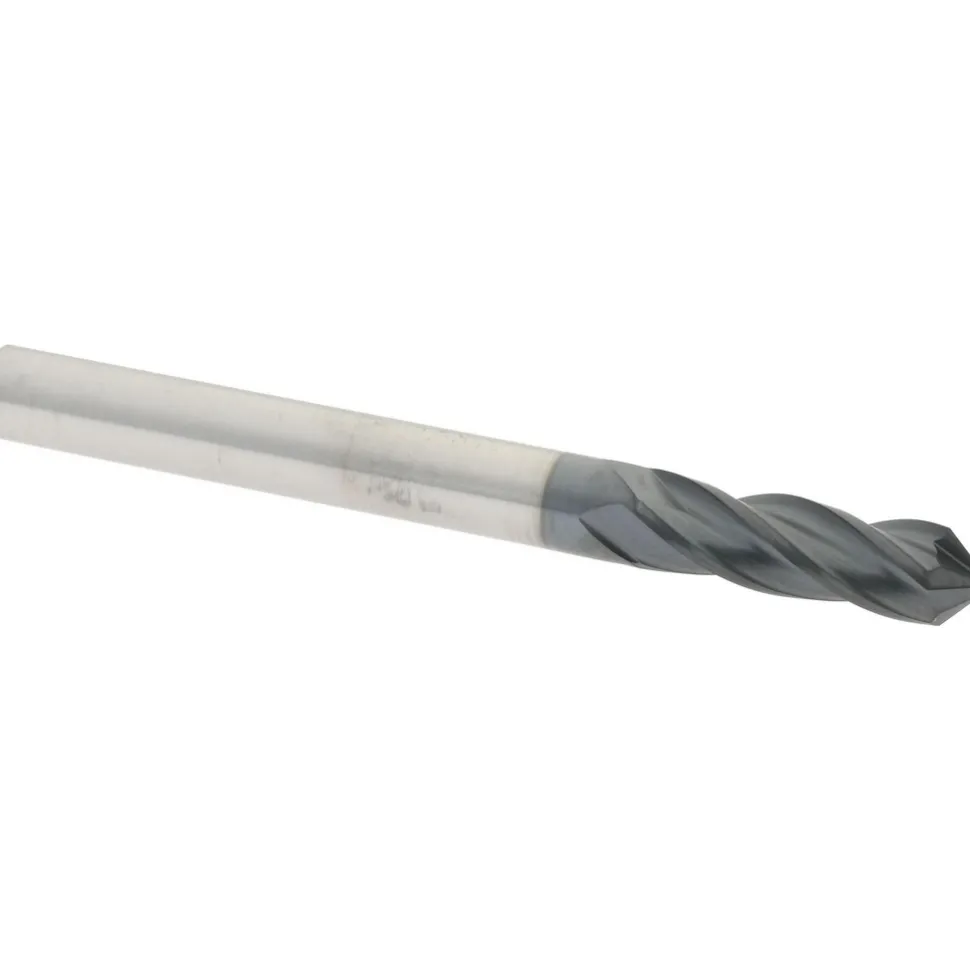 Drill Mill: 3/16" Dia, 5/8" LOC, 4 Flutes, 90 ° Point, Solid Carbide