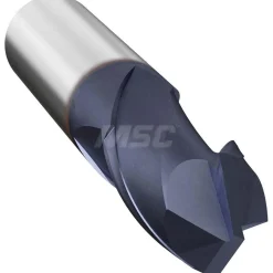Drill Mill: 1/8" Dia, 1/2" LOC, 2 Flutes, 90 ° Point, Solid Carbide