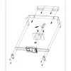 Drill Press DRO System: 1 Axis, Electromagnetic Scale, 5.5" X-Axis Travel