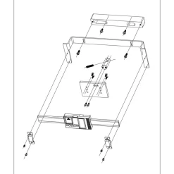 Drill Press DRO System: 1 Axis, Electromagnetic Scale, 5.5" X-Axis Travel