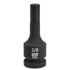 1/2" Drive, 3/8" Hex Size Hex Bit Socket