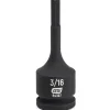 3/8" Drive, 3/16" Hex Size Hex Bit Socket