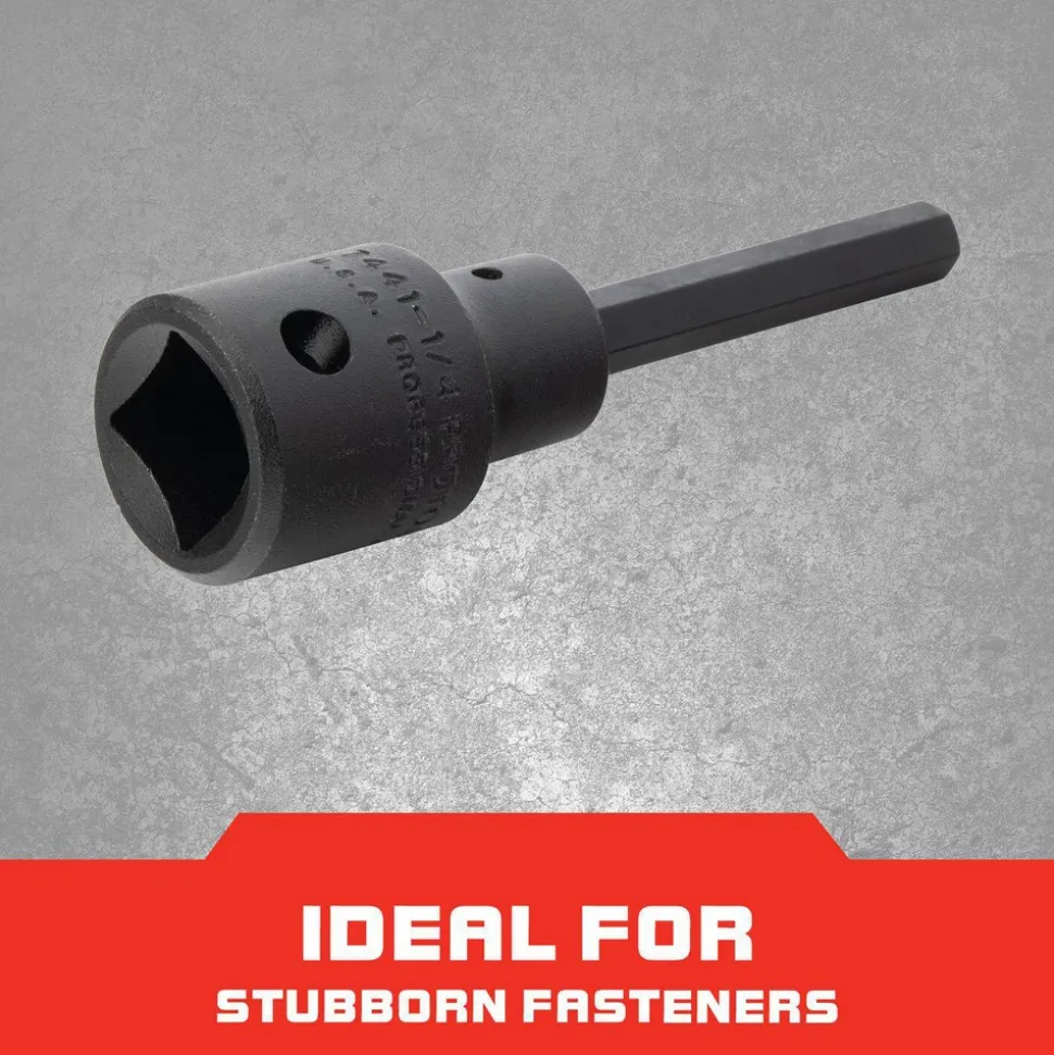 1/2" Drive, 1/4" Impact Hex Bit Socket