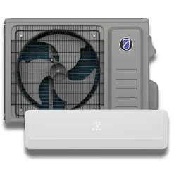 Ductless Mini-Split Condensers: Tonnage: 1; Cooling Capacity (BtuH): 12000; Heating Capacity (BtuH): 13000; Number of HVAC Zones: 1