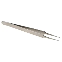 Dumont-Style Swiss Pattern Tweezer: 5-SA, Stainless Steel, 4-3/8