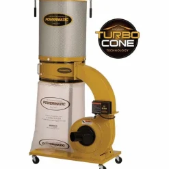 Dust, Mist & Fume Collectors; Machine Type: Dust Collector Canister Kit; Mounting Type: Direct Machine; Filter Bag Rating (Micron): 2.00; Voltage: 115/230; Collector Bag Rating (Micron): 2.00; Blower Wheel Dia (Inch): 12; Phase: 1; Air Flow Volume (CFM): 1064.00