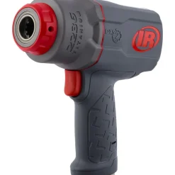 DXS® Air Impact Wrench: 1/2" Drive, Standard Anvil, 1350 BPM, 8500 RPM, Gray
