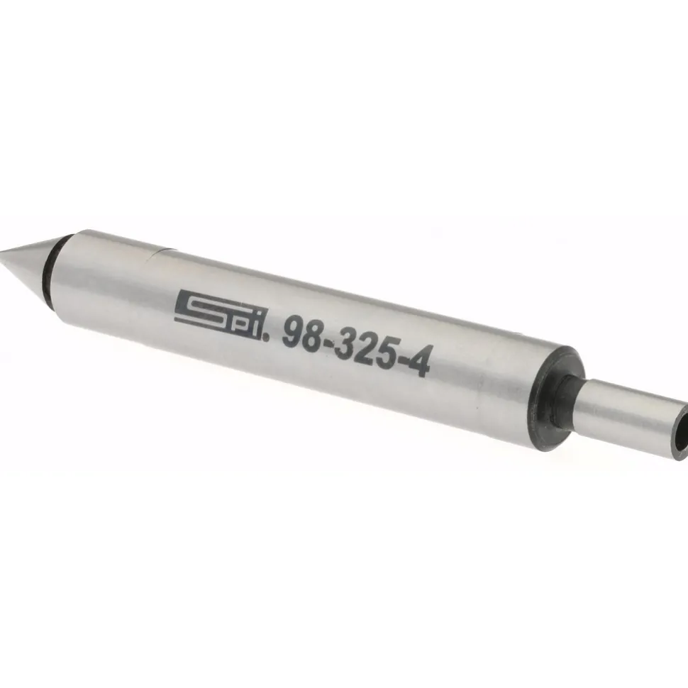Edge & Center Finder: 0.2" Head Dia, 3/8" Shank Dia, Mechanical