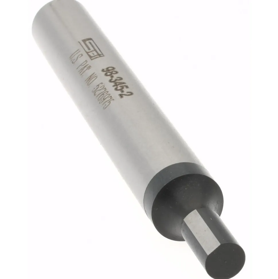 Edge Finder: 0.2" Head Dia, 3/8" Shank Dia, Mechanical