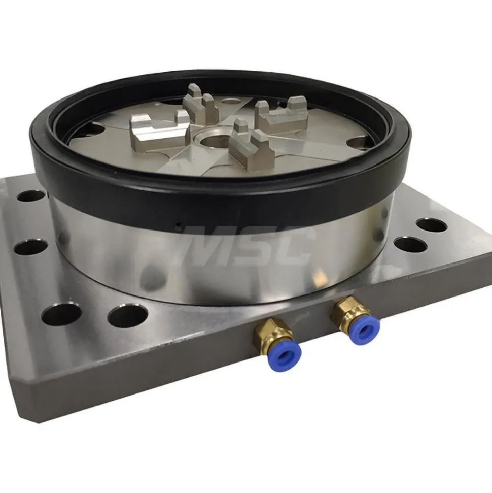 EDM Chucks: Chuck Size: 158mm × 198mm; System Compatibility: Erowa ITS; Actuation Type: Pneumatic; Material: Stainless Steel