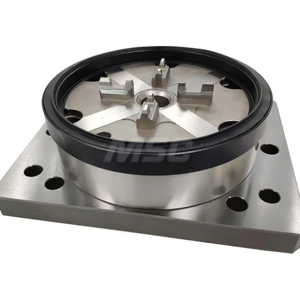 EDM Chucks: Chuck Size: 158mm × 198mm; System Compatibility: Erowa ITS; Actuation Type: Pneumatic; Material: Stainless Steel