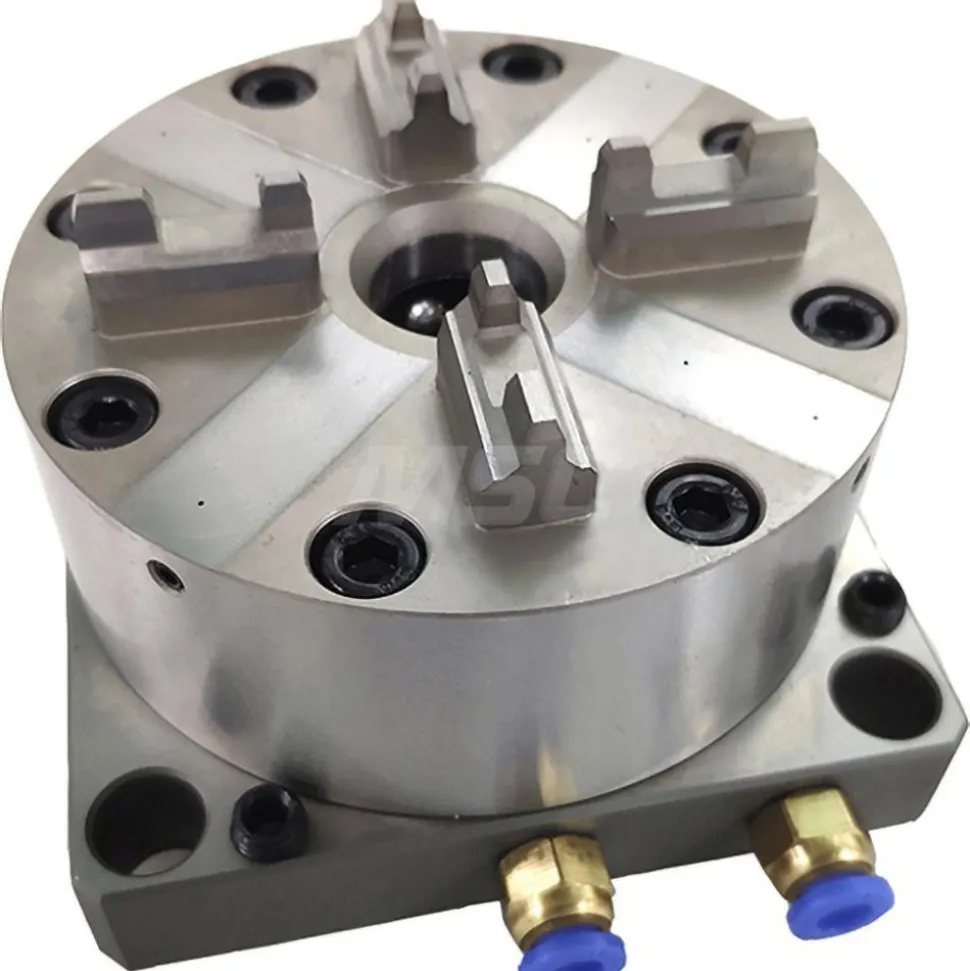 EDM Chucks: Chuck Size: 100mm; System Compatibility: Erowa ITS; Actuation Type: Pneumatic; Material: Stainless Steel