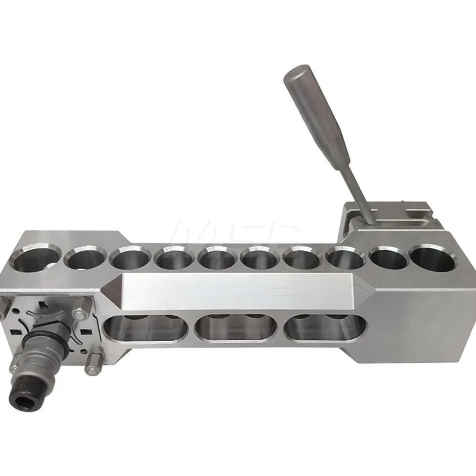 EDM Chucks: Chuck Size: 56mm x 56mm; System Compatibility: Erowa ITS; Actuation Type: Manual; Material: Stainless Steel