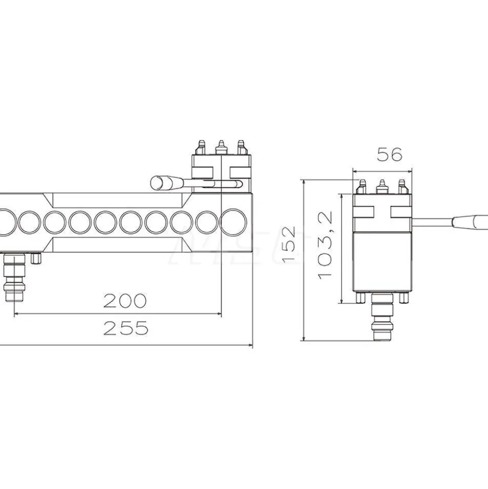 EDM Chucks: Chuck Size: 56mm x 56mm; System Compatibility: Erowa ITS; Actuation Type: Manual; Material: Stainless Steel
