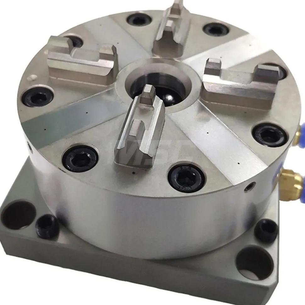 EDM Chucks: Chuck Size: 102 mm x 102mm; System Compatibility: Erowa ITS; Actuation Type: Pneumatic; Material: Stainless Steel
