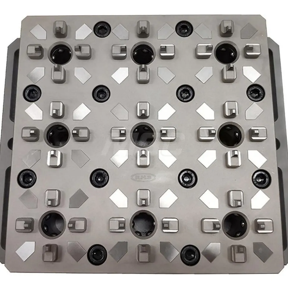 EDM Chucks: Chuck Size: 300mm x 240mm; System Compatibility: Erowa ITS; Actuation Type: Pneumatic; Material: Stainless Steel
