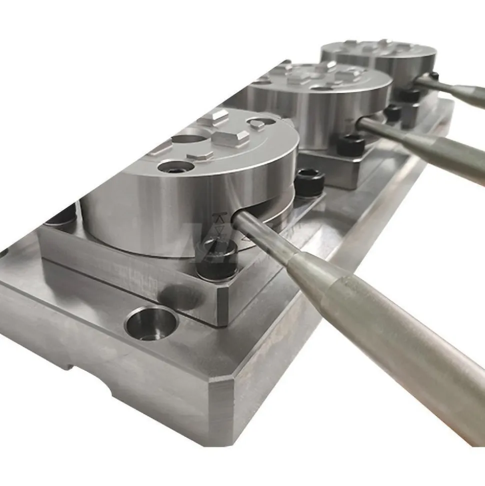 EDM Chucks: Chuck Size: 100mm X 49.50mm; System Compatibility: Macro, System 3R; Actuation Type: Manual; Material: Stainless Steel