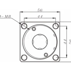 EDM Chucks: Chuck Size: 56mm x 56mm x 36mm; System Compatibility: Erowa ITS; Actuation Type: Manual; Material: Stainless Steel