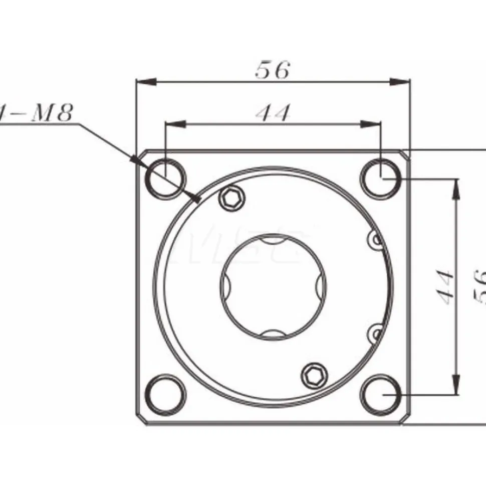 EDM Chucks: Chuck Size: 56mm x 56mm x 36mm; System Compatibility: Erowa ITS; Actuation Type: Manual; Material: Stainless Steel