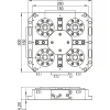 EDM Chucks: Chuck Size: 320mm x 300mm x 64.2mm; System Compatibility: Erowa UPC; Actuation Type: Pneumatic; Material: Stainless Steel