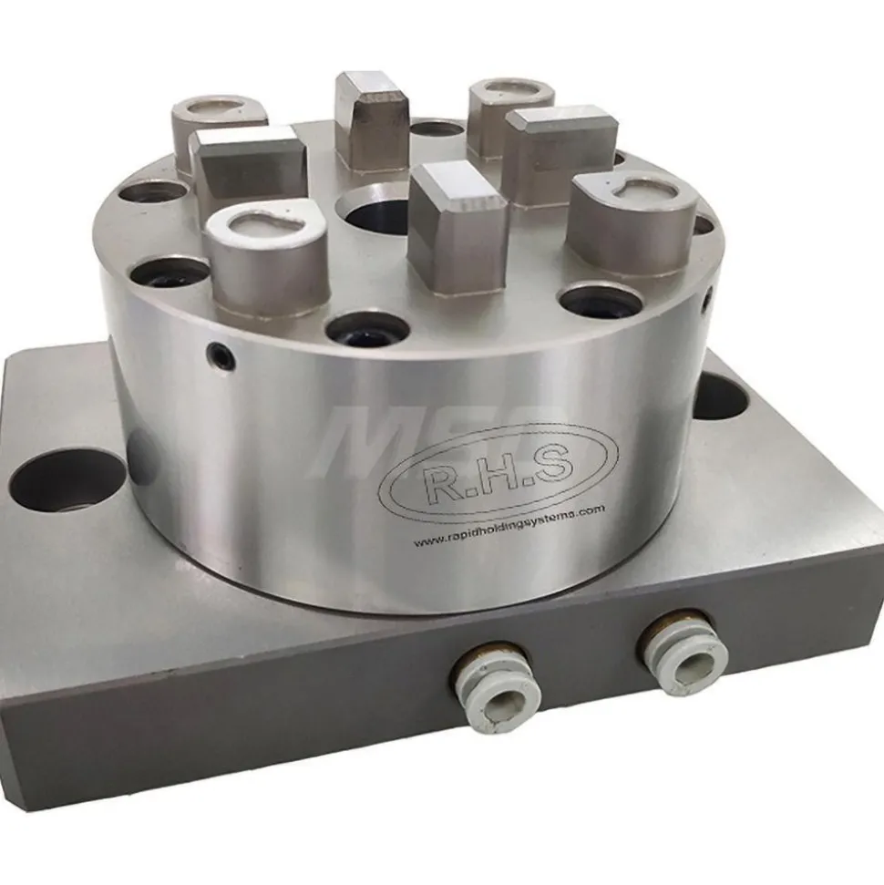 EDM Chucks: Chuck Size: 145mm x 100mm x 77mm; System Compatibility: Macro, System 3R; Actuation Type: Pneumatic; Material: Stainless Steel